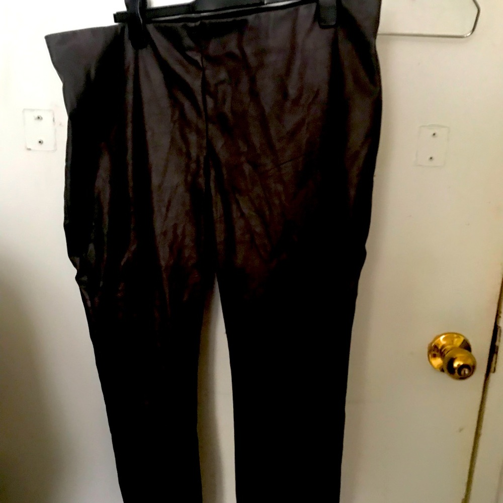 Pleather pants